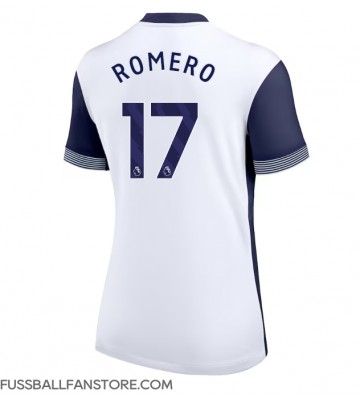 Tottenham Hotspur Cristian Romero #17 Replik Heimtrikot Damen 2024-25 Kurzarm